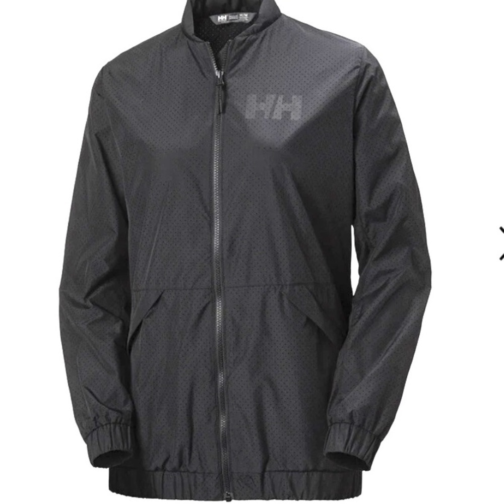 Helly Hansen NWT Scape Long Packable Jacket, Women’s, Black, Size XL
